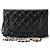 CHANEL - Borsa a tracolla Wallet On Chain Classic/Timeless Chanel in pelle caviar nera Nero - vista 3