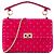Valentino Garavani VALENTINO - Borsa a tracolla Valentino Rockstud Spike in velluto rosa