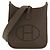HERMÈS - Borsa a tracolla Evelyne 16 in pelle clémence kaki Cachi