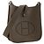 HERMÈS - Borsa a tracolla Evelyne 16 in pelle clémence kaki Cachi - vista 2