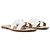 HERMÈS - Sandali Oran Hermès in pelle bianca (T35) Bianco