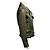 Autre Marque Giacca Moto Frame in pelle di agnello Deep Moss Verde - vista 2