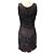 Vestido sin mangas de tweed borgoña / gris Dolce & Gabbana - vista 3