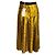 Autre Marque Falda midi plisada Lotty LoveShackFancy Gold Metallic en Safari Dorado - vista 3
