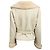 Autre Marque Fleurette Pearl Shearling-Jacke mit Gürtel Beige - Ansicht 3
