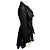 Alexander McQueen Leder-Bikerjacke mit schwarzer Spitzenborte - Ansicht 2