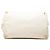 Borsa Tote Satchel Prada Large Canvas Canapa Logo Bianca Bianco - vista 3