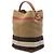 Borsa Secchiello Ashby Burberry Medium Mega Check Canvas Marrone - vista 2