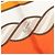 Pañuelo de seda Hermès Quadrige Naranja 70 Scarves - vista 6