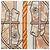 Pañuelo de seda Hermès Quadrige Naranja 70 Scarves - vista 8