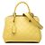 Borsa Satchel Louis Vuitton Monogram Empreinte Montaigne BB Gialla Giallo