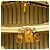 Borsa Satchel Louis Vuitton Monogram Empreinte Montaigne BB Gialla Giallo - vista 4