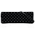Autre Marque Borsa crossbody in velluto nero Saint Laurent con cristalli