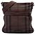 Bolsa crossbody em algodão Burberry Brown Exploded Check Marrom