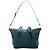 Sac satchel Prada en Tessuto avec garnitures en Saffiano Vert