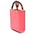 Borsa Tote Sunshine Fendi Mini Zucca in pelle goffrata rosa - vista 2