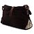 Borsa a tracolla Burberry in camoscio marrone - vista 2