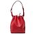 Borsa a secchiello Louis Vuitton Epi Noe GM rossa Rosso