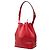 Borsa a secchiello Louis Vuitton Epi Noe GM rossa Rosso - vista 2