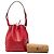Borsa a secchiello Louis Vuitton Epi Noe GM rossa Rosso - vista 7