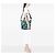 Bolso Tote Prada Tessuto Stampato azul - vista 5