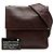 Borsa crossbody Chanel in pelle di agnello marrone - vista 7
