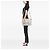 Bolso Satchel Prada Nappa Gaufre Blanco - vista 6