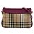 Burberry Peyton Crossbody aus Haymarket Check Canvas in Beige