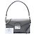 Prada Mini Saffiano Lux Sound Lock Satchel Grau - Ansicht 7