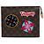 Necessaire 26 Louis Vuitton Edizione Limitata Marrone con patch Monogram e adesivi da viaggio