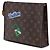 Necessaire 26 Louis Vuitton Edizione Limitata Marrone con patch Monogram e adesivi da viaggio - vista 2