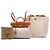 Zaino Hermès Toile Herbag PM Beige - vista 6