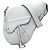 Autre Marque Borsa Saddle Dior in pelle bianca Bianco