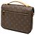 Bolso Louis Vuitton Monogram Pochette Metis Marrón Castaño - vista 2