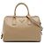 Prada Saffiano Lux Convertible Bowler Bag Beige