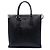 Black Prada Saffiano North South Tote