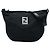 Fendi Zucca Nylon Hobo-Tasche in Schwarz