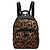 Mochila Prada de Tessuto con estampado de leopardo marrón Castaño