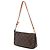 Borsa a tracolla Louis Vuitton Monogram Pochette Accessoires Marrone - vista 2