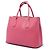 Borsa Double Satchel Prada Medium Saffiano Cuir rosa - vista 2