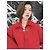 Abrigo Céline Rojo de Lana Oversize con Botones Horsebit Dorados Multicolor - vista 8