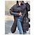 Autre Marque Cappotto Lungo Imbottito Dior Nero a Quadri Rattan Multicolore - vista 9