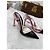 Dior Heels Multicolor Leather Black and Pink Multiple colors - view 3