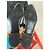 Chanel Ballerine Slingback Multicolore a Righe in Tessuto 37 - vista 6