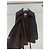 Cappotto Hermès in cashmere e alpaca marrone Taglia 38 Multicolore - vista 3