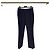 Pantaloni Prada Navy in Lana Taglio Cigarette Multicolore