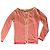 Set Cardigan e Canottiera in Cotone e Cashmere a Righe Eric Bompard Rosa Beige