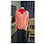 Set Cardigan e Canottiera in Cotone e Cashmere a Righe Eric Bompard Rosa Beige - vista 4