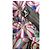 Giacca puffer John Galliano con stampa floreale patchwork e bordo in pelliccia Marrone Rosa Rosso Multicolore Verde - vista 4
