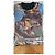 Top de manga larga John Galliano con estampado gráfico "Liberty or Death" Negro Blanco Azul Multicolor - vista 3